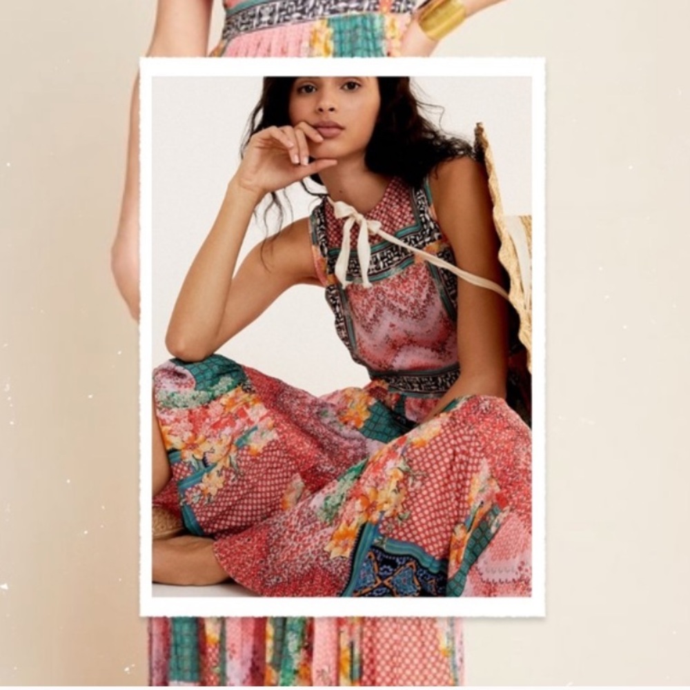 💝Anthropologie💝 Alessandra Maxi dress - Picture 3 of 5